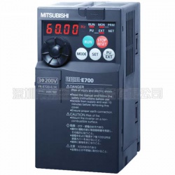 三菱變頻器FR-E720-0.1K日本原裝，電源三相220V,